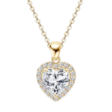 Ashley Heart Shaped Diamond Pendant