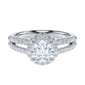 Tia Round Brilliant Engagement Ring