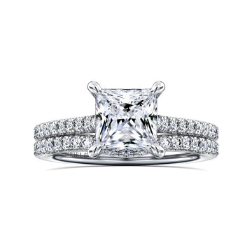 Gabriel & Co Princess Cut Engagement Ring
