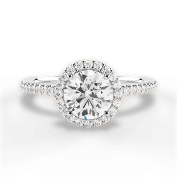 Heiress Halo Diamond Engagement Ring
