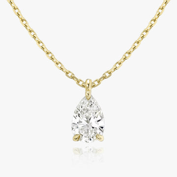Georgia Pear Shaped Diamond Pendant