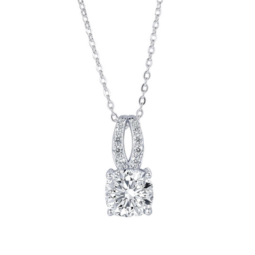Catalina Cushion Cut Diamond Pendant