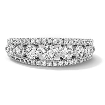 Ella Triple Row Eternity Wedding Ring
