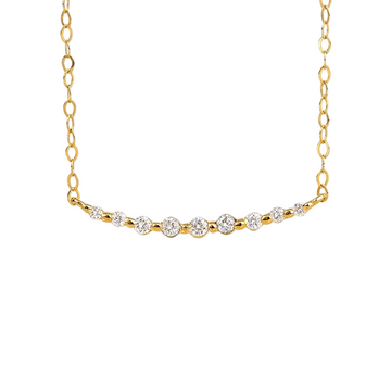 Vera Nine Stone Diamond Pendant