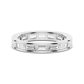 Julia Baguette Cut EternityWedding Ring