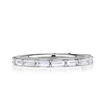 Lydia Baguette Cut Eternity Band Wedding Ring