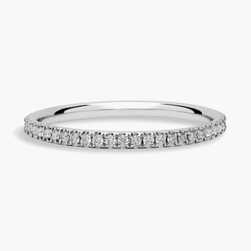 Grace Pavé Half Eternity Wedding Ring