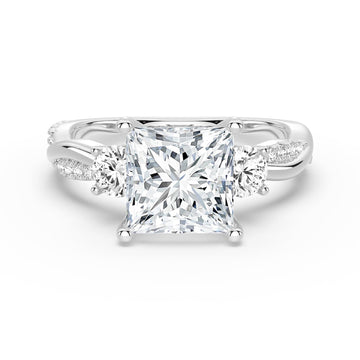 Zola Princess-Cut Engagement Ring