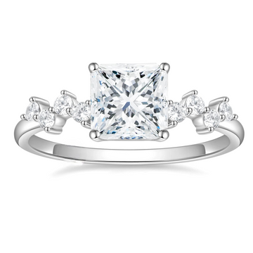 Nora Princess Cut Engagement Ring