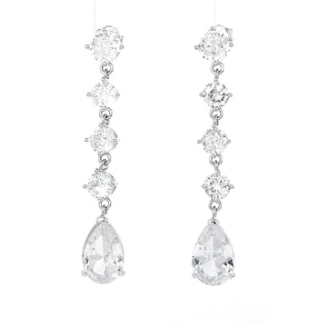 Valentina Drop Diamond Earrings