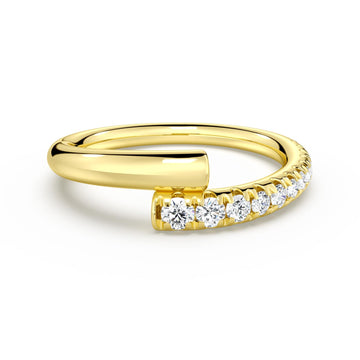 Melissa Lola Partial Diamond Wedding Ring