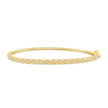 Stella Lab Diamond Bangle Bracelet