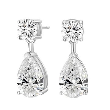 Veda Teardrop Diamond Earrings