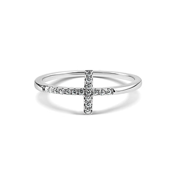 Cross Purity Diamond Wedding Ring