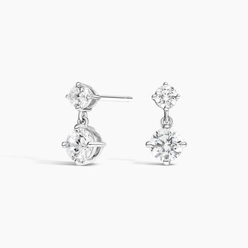 Diamond Drop Earrings