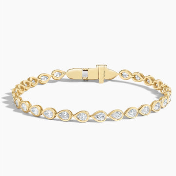 Pear Lab Diamond Tennis Bracelet