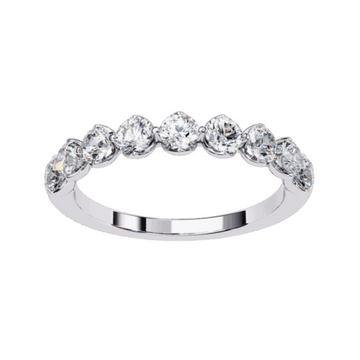 Pixie Round Cut Solitaire Wedding Ring