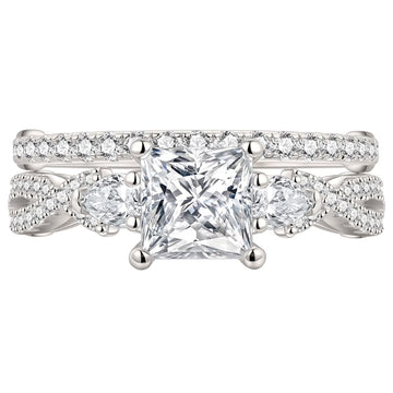 Alexis Princess Wedding Ring