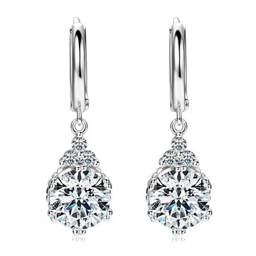 Allen Drop Diamond  Earrings