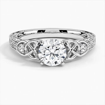 Vera Celtic Knot Engagement Ring