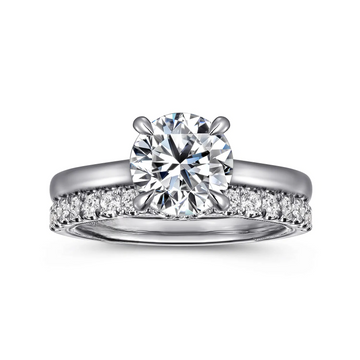 Pandi Round Cut Engagement Ring