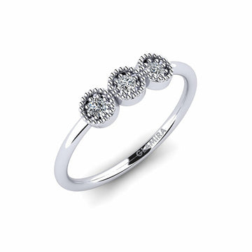 The Camille Round Brilliant Solitaire Engagement Ring