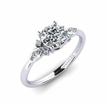 The Hazel Oval Solitaire Engagement Ring